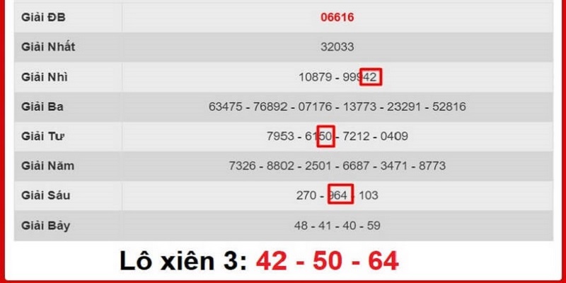 Lô xiên 3 ăn bao nhiêu nếu thắng cược?